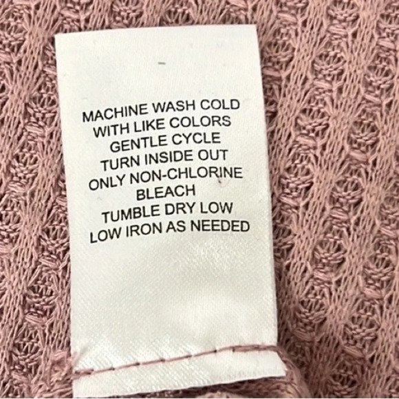 NEW‎ Gypsies & Moondust Print-Sleeve Waffle-Knit Top - Picture 8 of 10